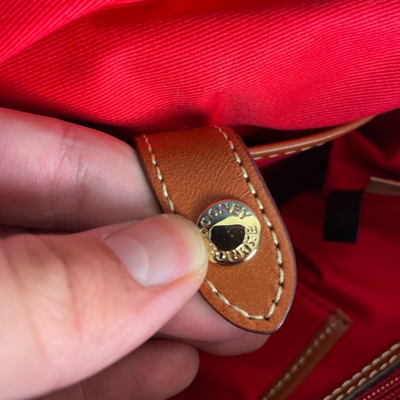 Dooney And Bourke Pebble Grain Lexington Bag Jeans Blue - Picture 7 of 7